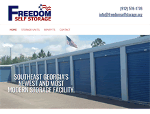 Tablet Screenshot of freedomselfstorage.org